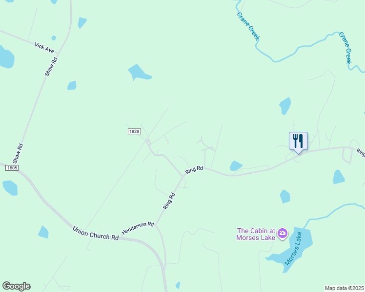 map of restaurants, bars, coffee shops, grocery stores, and more near 156 Bozwin Lane in Carthage