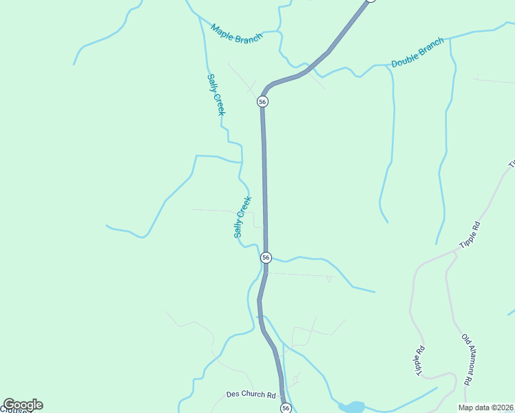 map of restaurants, bars, coffee shops, grocery stores, and more near Highway 56 in Tracy City