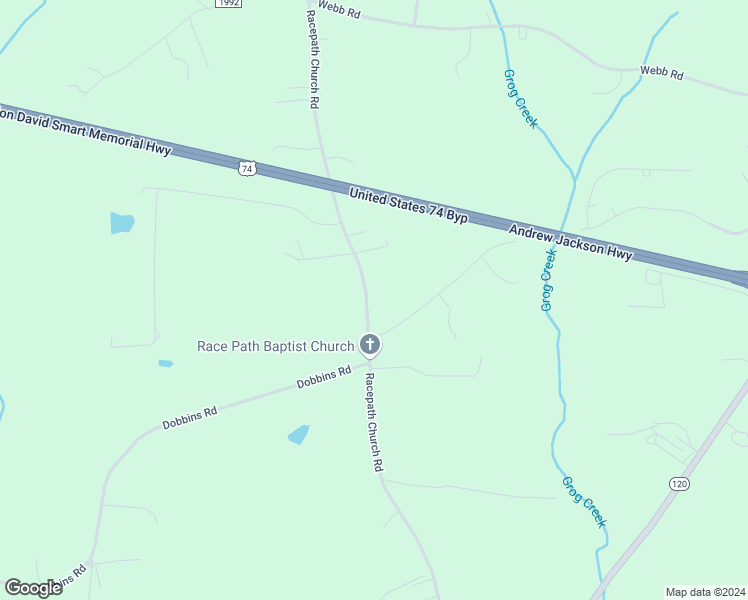 map of restaurants, bars, coffee shops, grocery stores, and more near 1099 Race Path Church Road in Ellenboro
