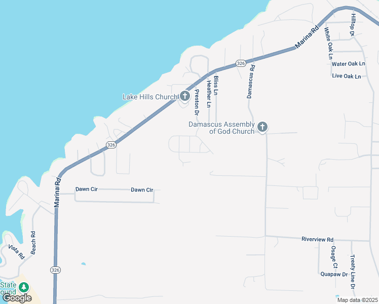 map of restaurants, bars, coffee shops, grocery stores, and more near 4401 Tanya Circle in Russellville