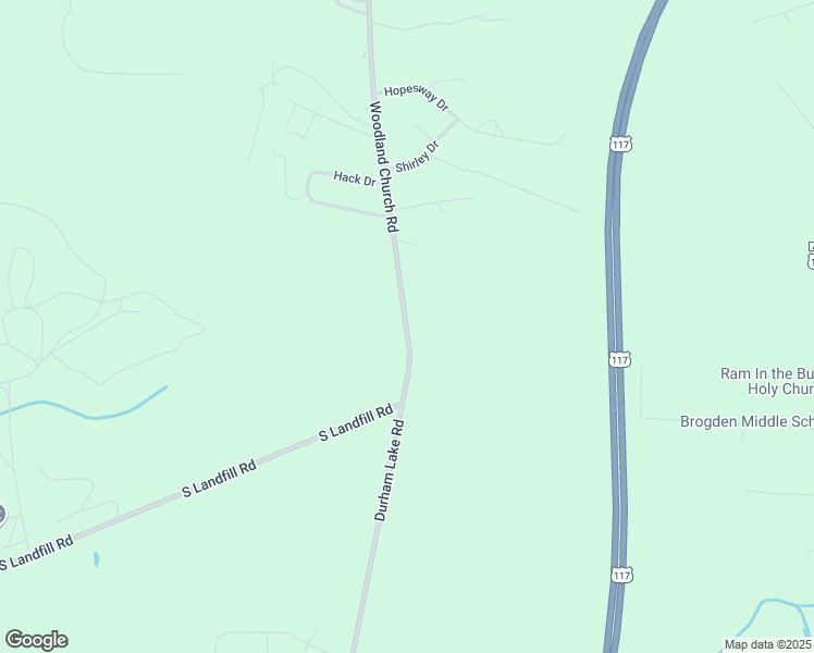 map of restaurants, bars, coffee shops, grocery stores, and more near Durham Lake Road in Wayne County