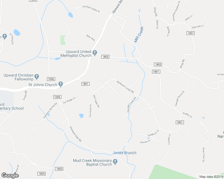 map of restaurants, bars, coffee shops, grocery stores, and more near 70 Peaceful Valley Lane in Flat Rock