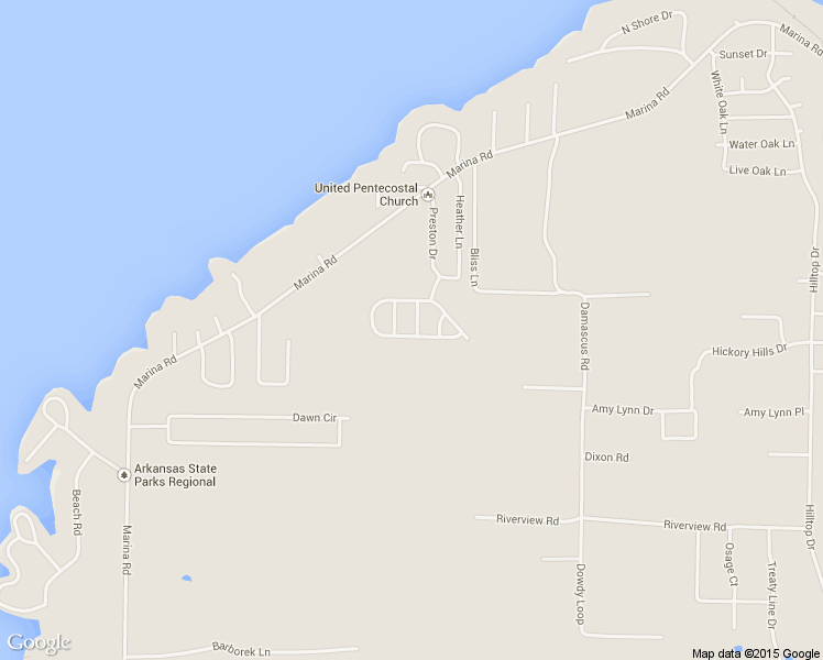 map of restaurants, bars, coffee shops, grocery stores, and more near 1516 Stewart Lane in Russellville