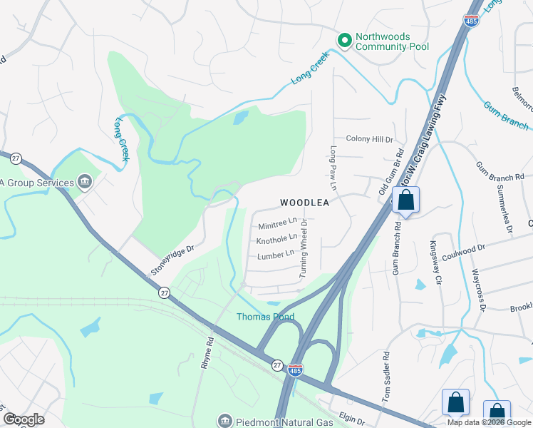 map of restaurants, bars, coffee shops, grocery stores, and more near 2309 Sonoma Valley Drive in Charlotte