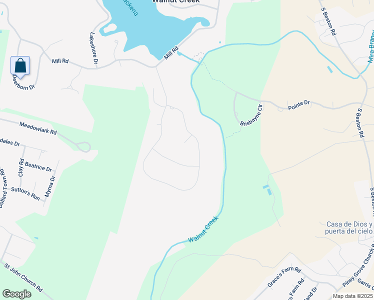 map of restaurants, bars, coffee shops, grocery stores, and more near Wood Street in Goldsboro