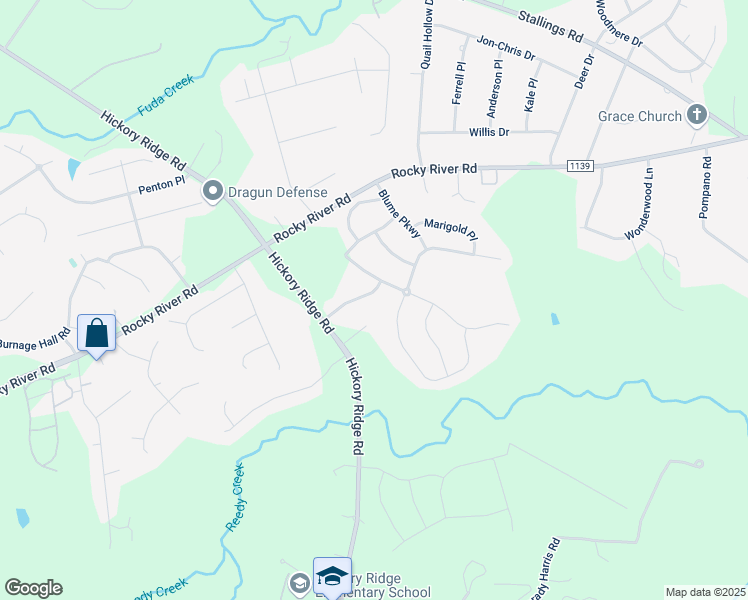 map of restaurants, bars, coffee shops, grocery stores, and more near 2615 Cherry Laurel Drive in Harrisburg
