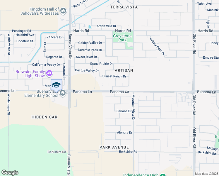 map of restaurants, bars, coffee shops, grocery stores, and more near 10711 Pleasant Valley Drive in Bakersfield