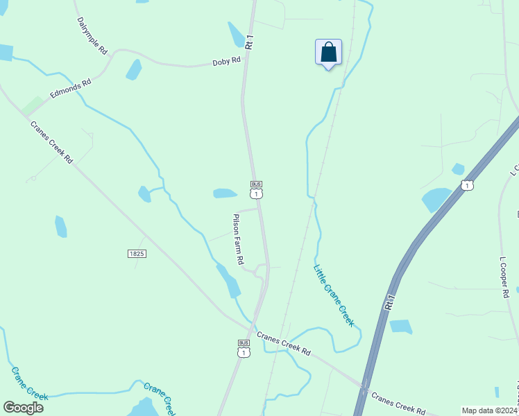 map of restaurants, bars, coffee shops, grocery stores, and more near in Vass