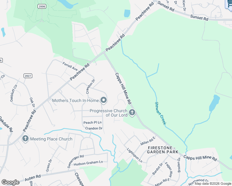 map of restaurants, bars, coffee shops, grocery stores, and more near 5232 Rockwood Road in Charlotte