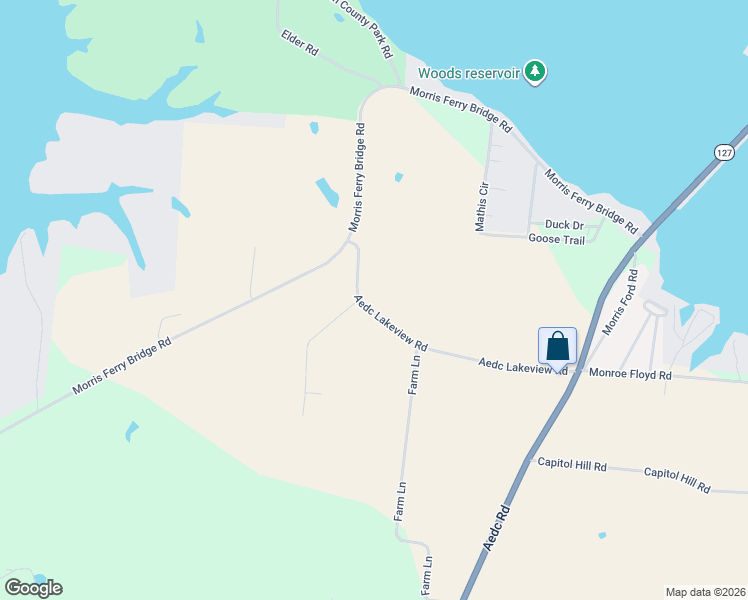 map of restaurants, bars, coffee shops, grocery stores, and more near 440 Aedc Lakeview Road in Estill Springs