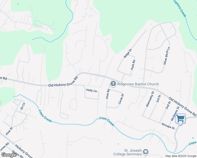 map of restaurants, bars, coffee shops, grocery stores, and more near 365 Holly Drive in Mount Holly