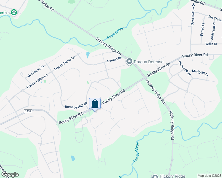 map of restaurants, bars, coffee shops, grocery stores, and more near 3320 Burnage Hall Road in Harrisburg