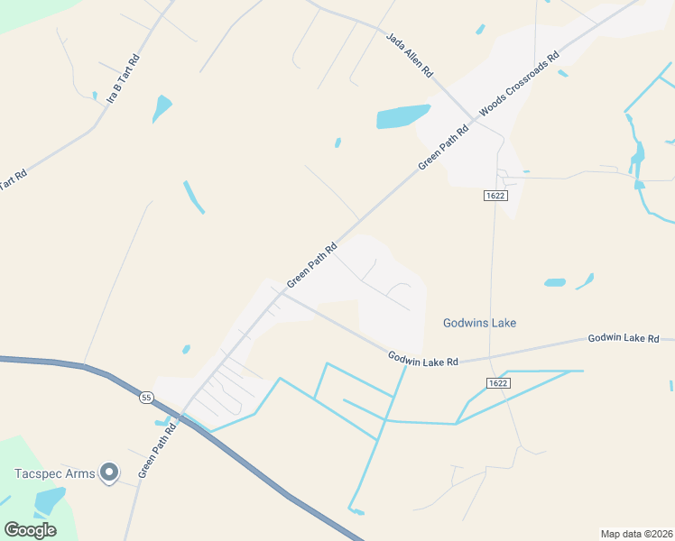 map of restaurants, bars, coffee shops, grocery stores, and more near 60 Country Meadow Lane in Dunn