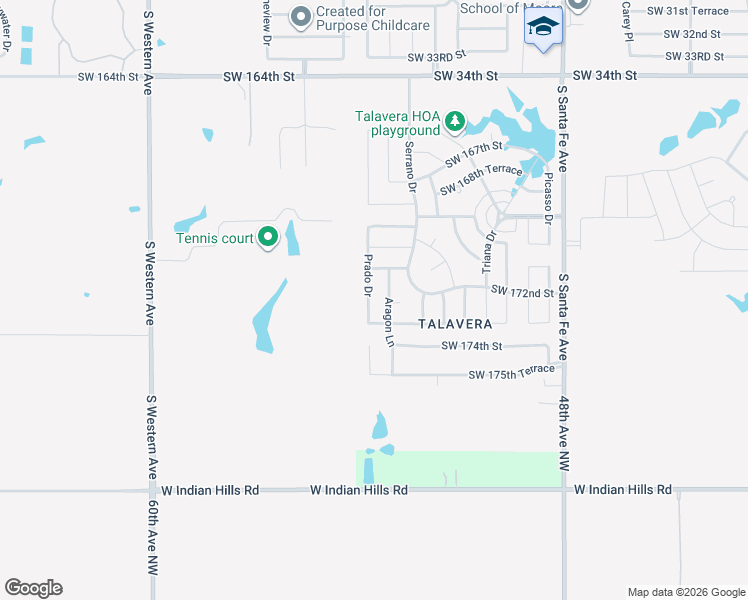map of restaurants, bars, coffee shops, grocery stores, and more near 7209 Aragon Lane in Oklahoma City