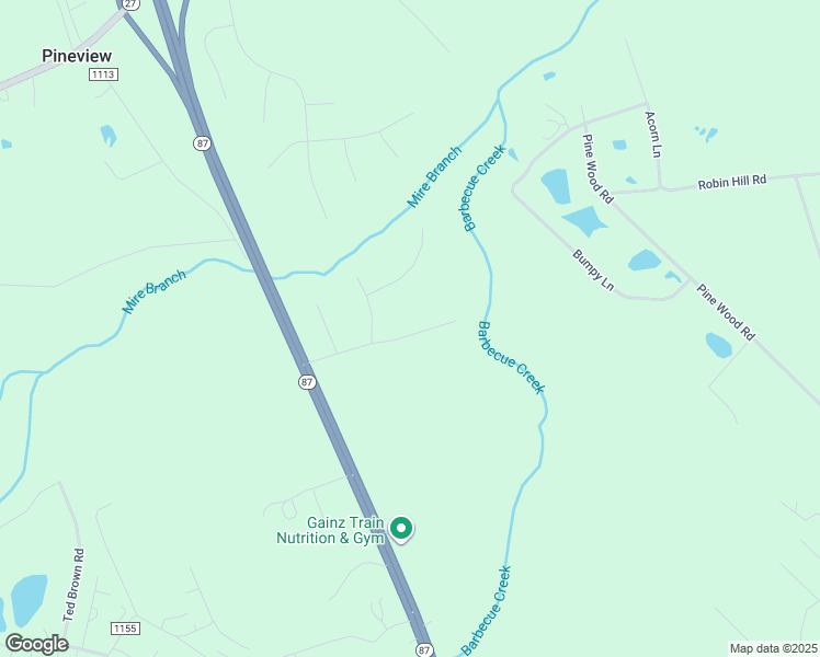 map of restaurants, bars, coffee shops, grocery stores, and more near 235 Highmeadow Drive in Cameron
