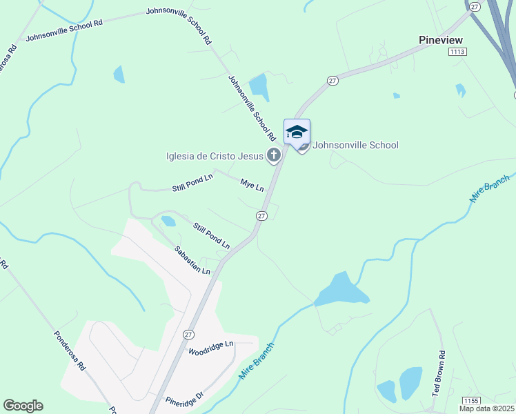 map of restaurants, bars, coffee shops, grocery stores, and more near 18704 North Carolina 27 in Cameron
