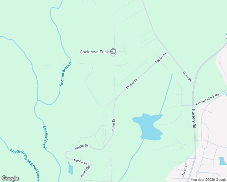 map of restaurants, bars, coffee shops, grocery stores, and more near 796 Colonial Hills Drive in Lillington