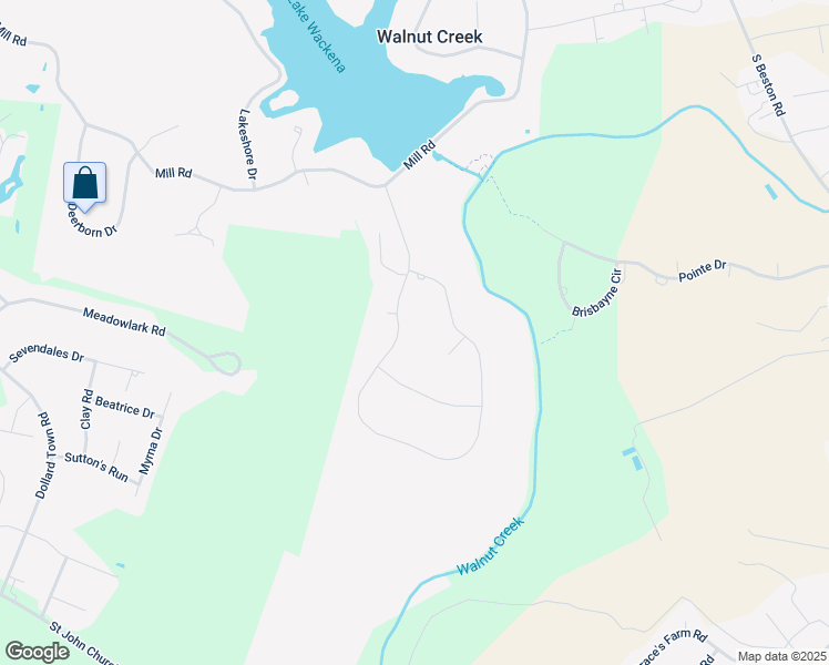map of restaurants, bars, coffee shops, grocery stores, and more near 208 Village Drive in Goldsboro