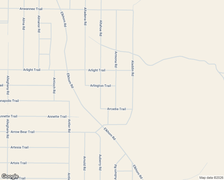 map of restaurants, bars, coffee shops, grocery stores, and more near Arlington Trail in San Luis Obispo County