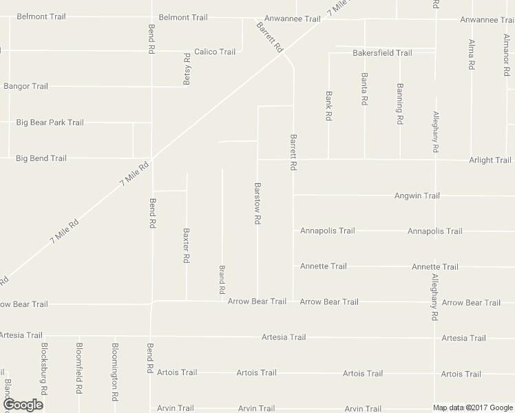 map of restaurants, bars, coffee shops, grocery stores, and more near Barstow Road in San Luis Obispo County