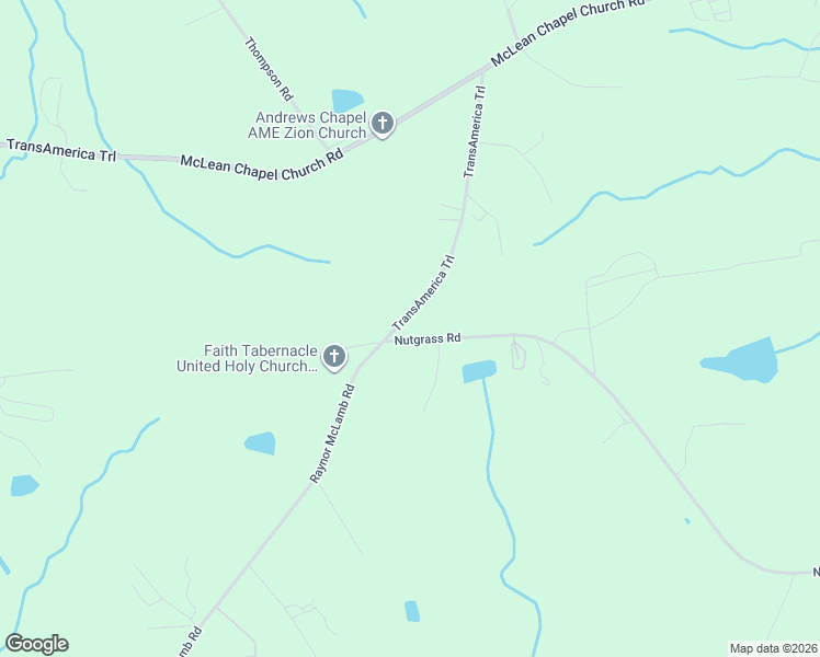 map of restaurants, bars, coffee shops, grocery stores, and more near 595 Raynor McLamb Road in Bunnlevel