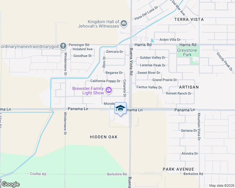 map of restaurants, bars, coffee shops, grocery stores, and more near 11414 Tagus Drive in Bakersfield