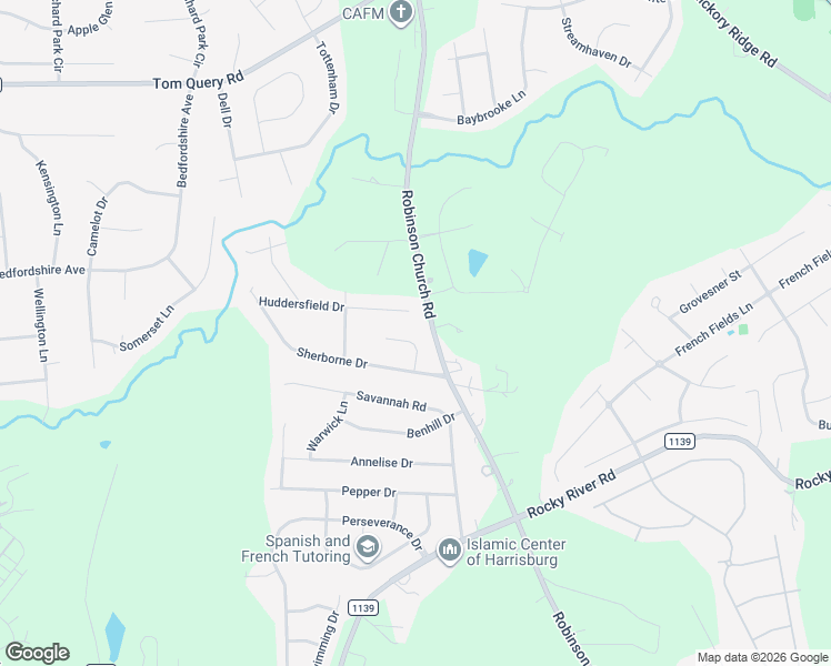 map of restaurants, bars, coffee shops, grocery stores, and more near 8576 Cabot Court in Harrisburg