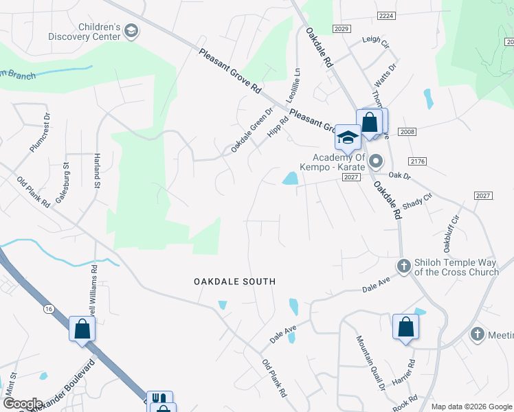 map of restaurants, bars, coffee shops, grocery stores, and more near 6818 Sunman Rd in Charlotte