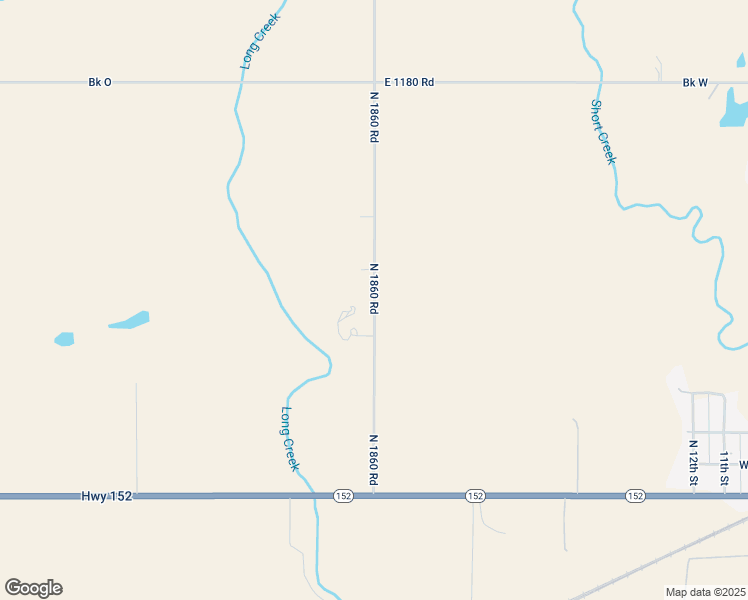 map of restaurants, bars, coffee shops, grocery stores, and more near 11871 North 1860 Road in Sayre