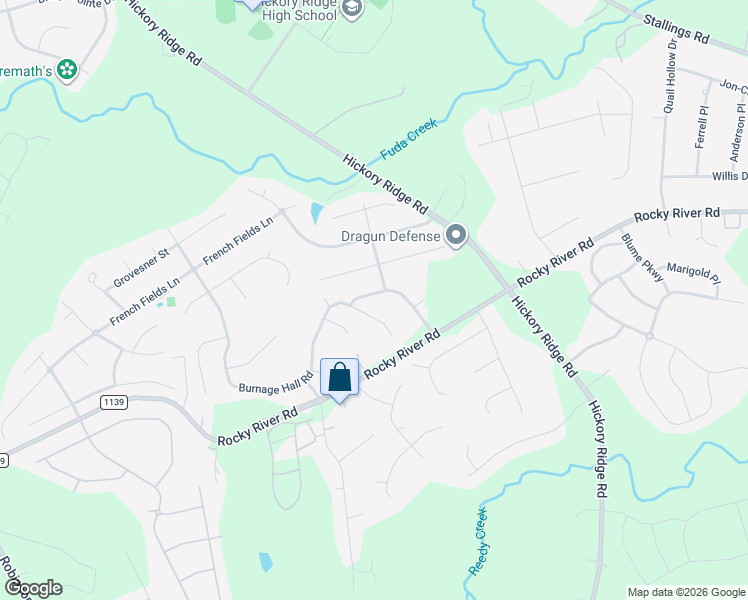 map of restaurants, bars, coffee shops, grocery stores, and more near 8430 Magnolia Springs Drive in Harrisburg
