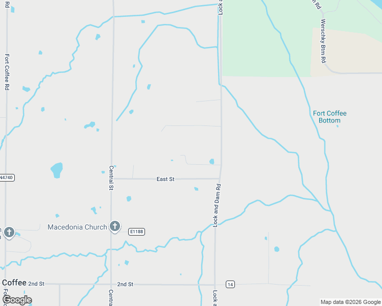 map of restaurants, bars, coffee shops, grocery stores, and more near in Fort Coffee