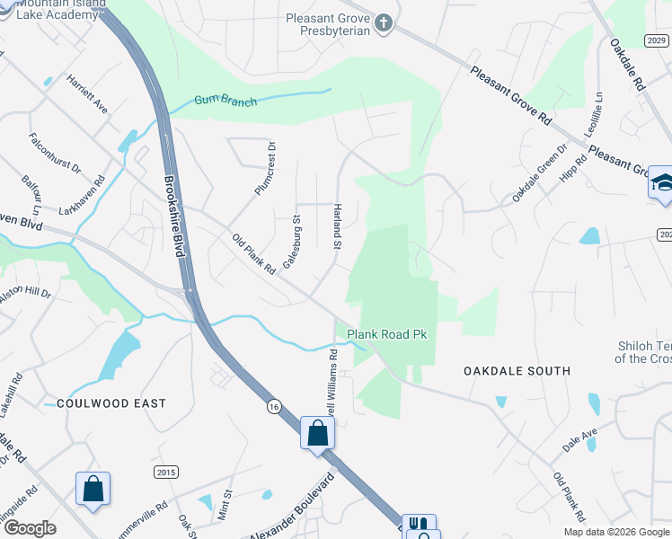 map of restaurants, bars, coffee shops, grocery stores, and more near 1328 Harland Street in Charlotte