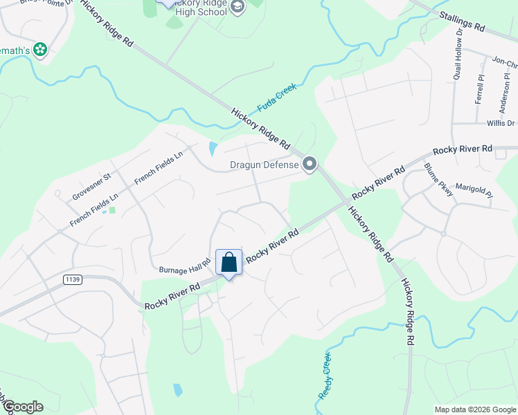 map of restaurants, bars, coffee shops, grocery stores, and more near 8430 Magnolia Springs Drive in Harrisburg
