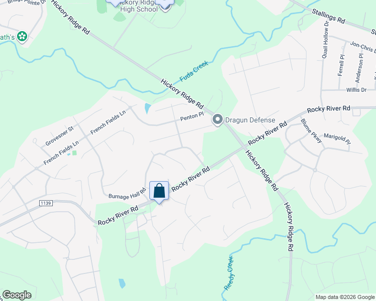 map of restaurants, bars, coffee shops, grocery stores, and more near 8514 Magnolia Springs Drive in Harrisburg
