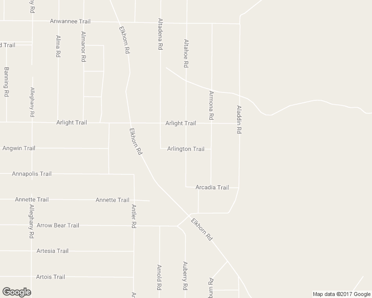 map of restaurants, bars, coffee shops, grocery stores, and more near Arlington Trail in San Luis Obispo County