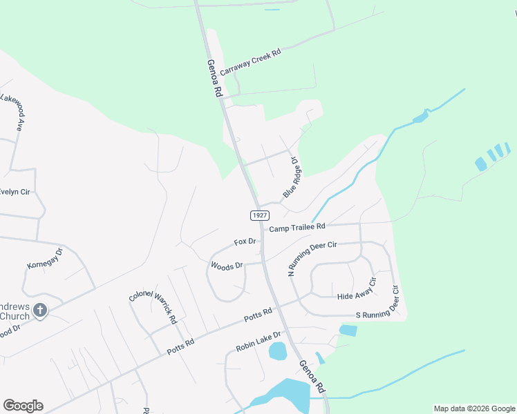 map of restaurants, bars, coffee shops, grocery stores, and more near 1177 Genoa Road in Wayne County