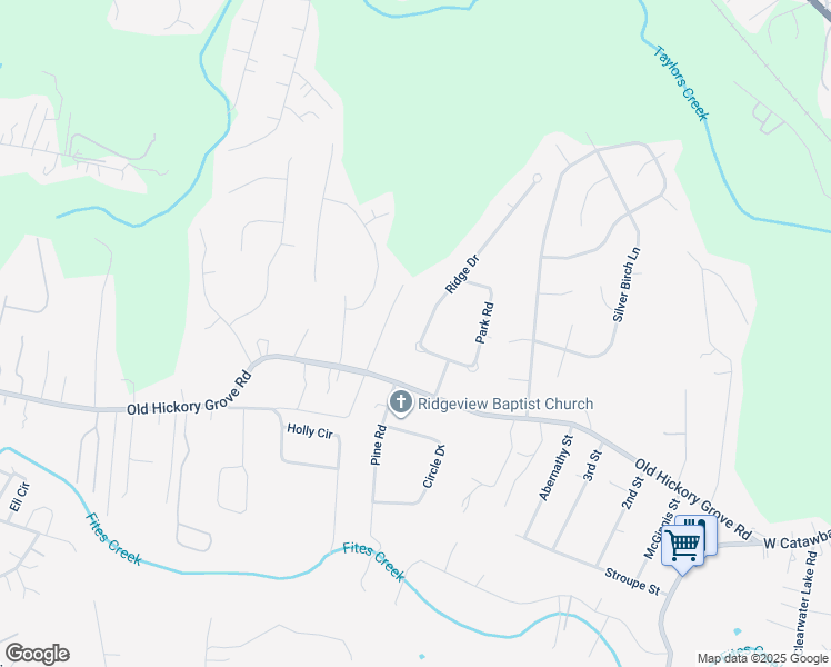 map of restaurants, bars, coffee shops, grocery stores, and more near 301 Ridge Drive in Mount Holly