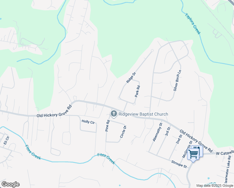 map of restaurants, bars, coffee shops, grocery stores, and more near 301 Ridge Drive in Mount Holly