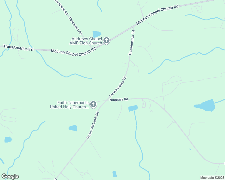 map of restaurants, bars, coffee shops, grocery stores, and more near 595 Raynor McLamb Road in Bunnlevel