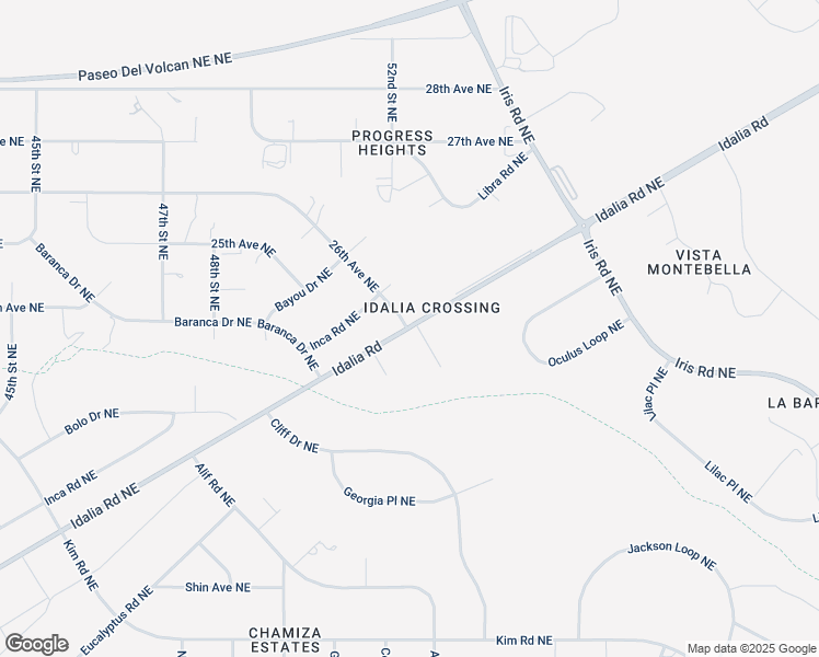 map of restaurants, bars, coffee shops, grocery stores, and more near 6800 Franklin Road Northeast in Rio Rancho