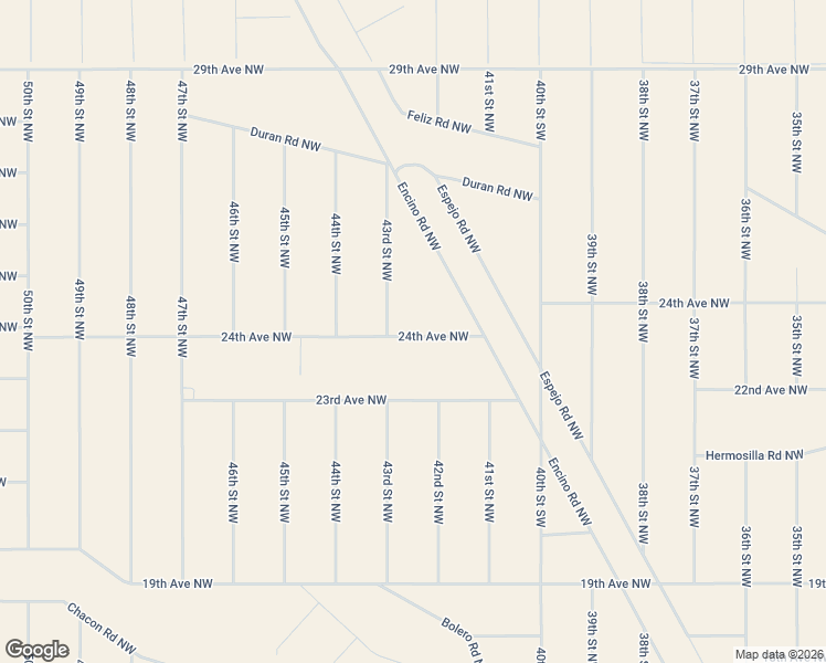 map of restaurants, bars, coffee shops, grocery stores, and more near 24th Avenue Northwest in Rio Rancho