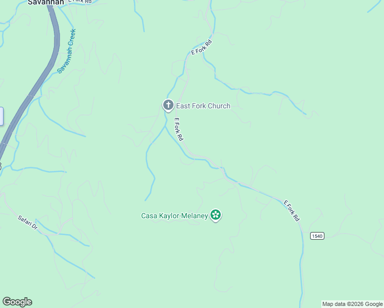 map of restaurants, bars, coffee shops, grocery stores, and more near 1751 East Fork Road in Sylva