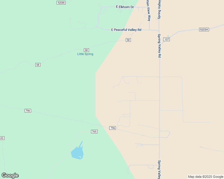 map of restaurants, bars, coffee shops, grocery stores, and more near 12690 Rustic Cabin Trail in Williams