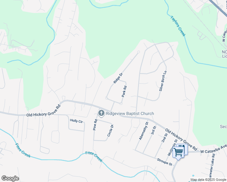 map of restaurants, bars, coffee shops, grocery stores, and more near 306 Ridge Drive in Mount Holly