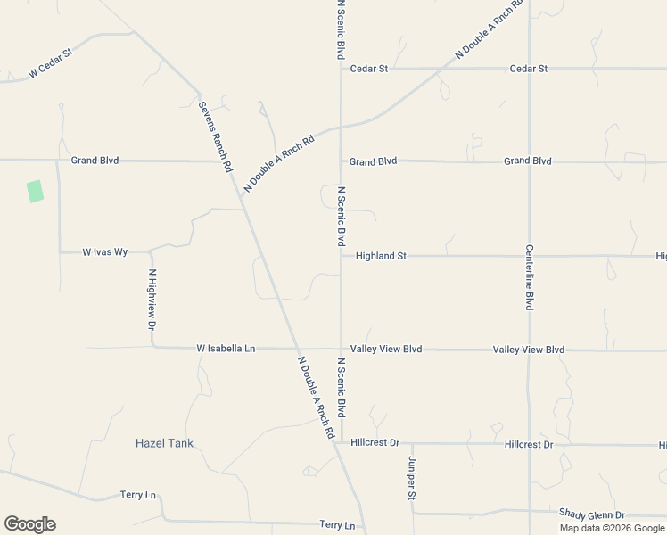 map of restaurants, bars, coffee shops, grocery stores, and more near 5198 North Scenic Boulevard in Ash Fork