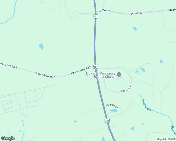 map of restaurants, bars, coffee shops, grocery stores, and more near 3550 Flowes Store Road East in Concord