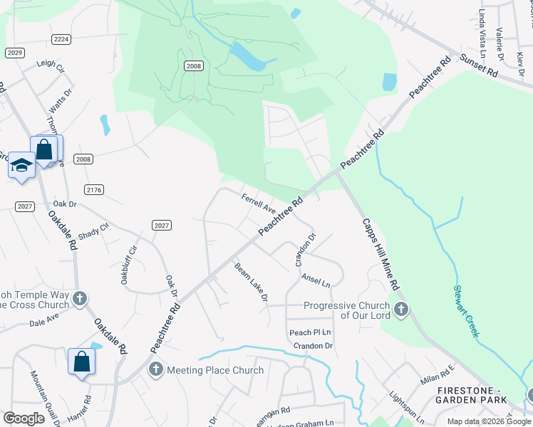 map of restaurants, bars, coffee shops, grocery stores, and more near 327 Ferrell Avenue in Charlotte