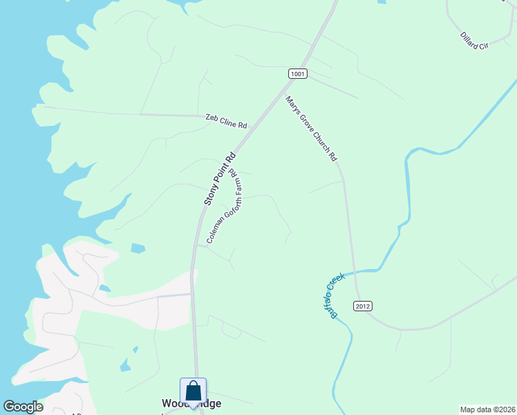 map of restaurants, bars, coffee shops, grocery stores, and more near 106 Bottom Road in Kings Mountain