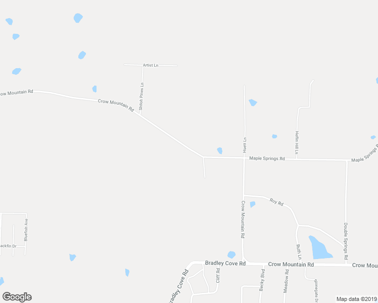 map of restaurants, bars, coffee shops, grocery stores, and more near 3426 Crow Mountain Road in Russellville