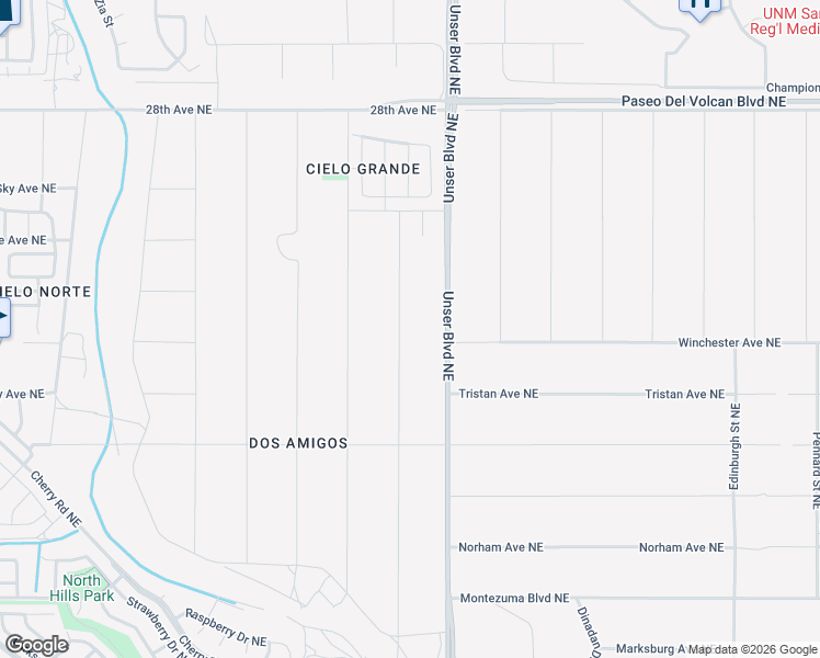 map of restaurants, bars, coffee shops, grocery stores, and more near 901 Verde Place Southeast in Rio Rancho